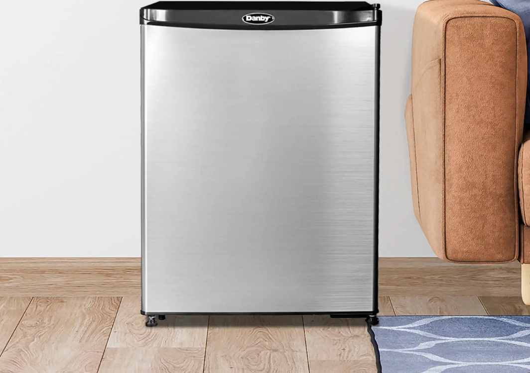 Danby Dar022A1Sldb 2.2 Cu. Ft. Compact Fridge In Stainless Steel