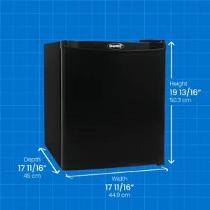 Danby Dar016A1Bdb .6 Cu. Ft. Compact Fridge In Black