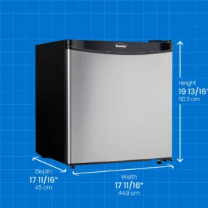 Danby Dar016A1Bsldb 1.6 Cu. Ft. Compact Fridge Stainless Steel