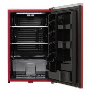 Danby Dar044A6Ldb Retro Compact Fridge In Metallic Red