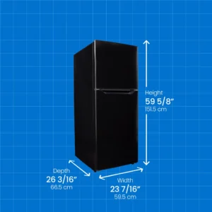 Danby Dff101B1Bdb 10.1 Cf 2-Door Auto-Defrost Refrigerator