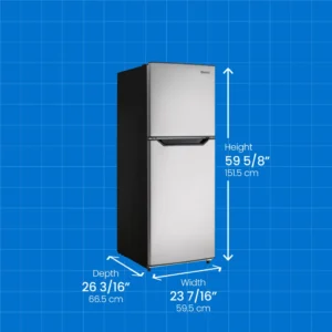 Danby Dff101B1Bssdb 10.1 Cf 2-Door Auto-Defrost Refrigerator