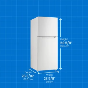 Danby Dff101B2Wdb 10.1 Cf 2-Door Auto-Defrost Refrigerator