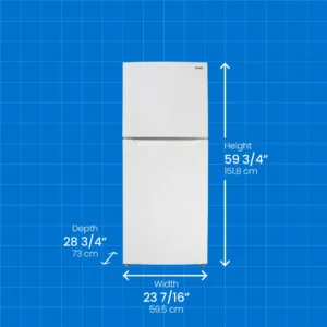 Danby Dff116B1Wdbr 12 Cf 2-Door Auto-Defrost Refrigerator
