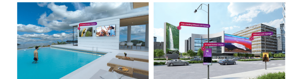 Lg 55Xe4F-M 55 Inch Brightness Outdoor Signage