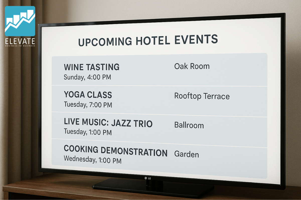 Hospitality Tv Promotions -Turning Tvs Into Profit Centers