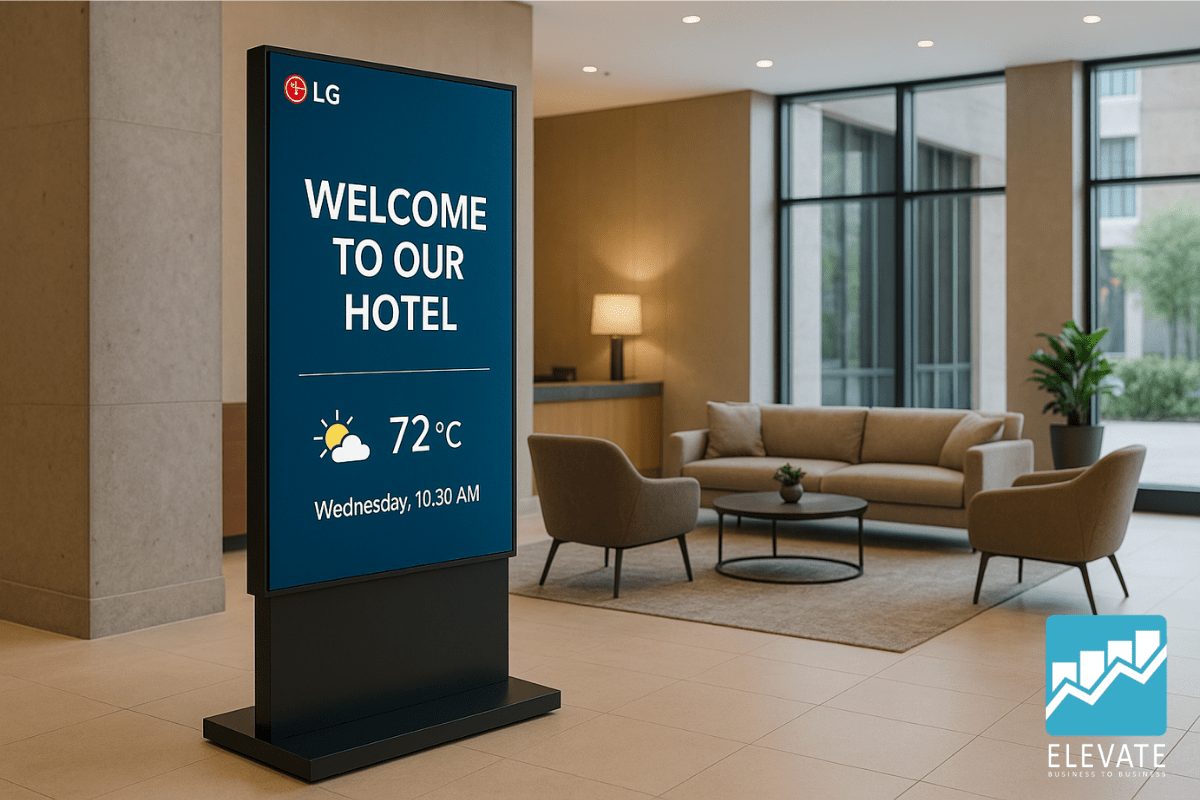 Hotel Lobby Digital Signage