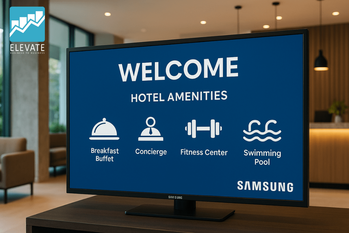 Personalized On-Screen Messaging For Hotels