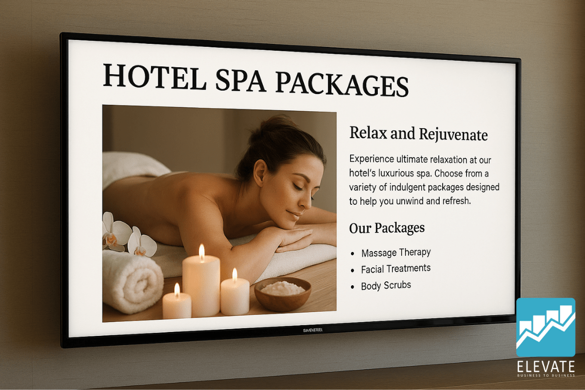 Hospitality Tv Promotions -Turning Tvs Into Profit Centers