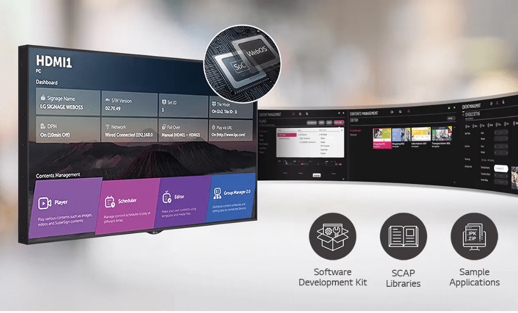 Lg 49Xs4J-B 49 Inch Full Hd Window Facing Display