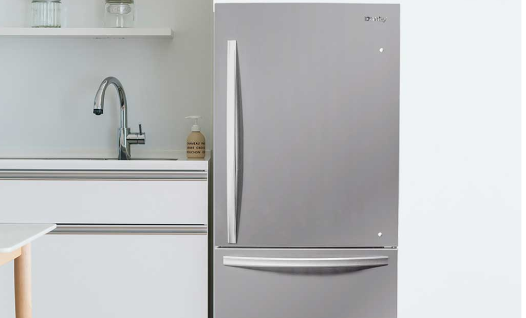 Danby Dbm187E1Ssdb Designer 18.7 Cu. Ft. Apartment Fridge Bottom Mount In Stainless Steel