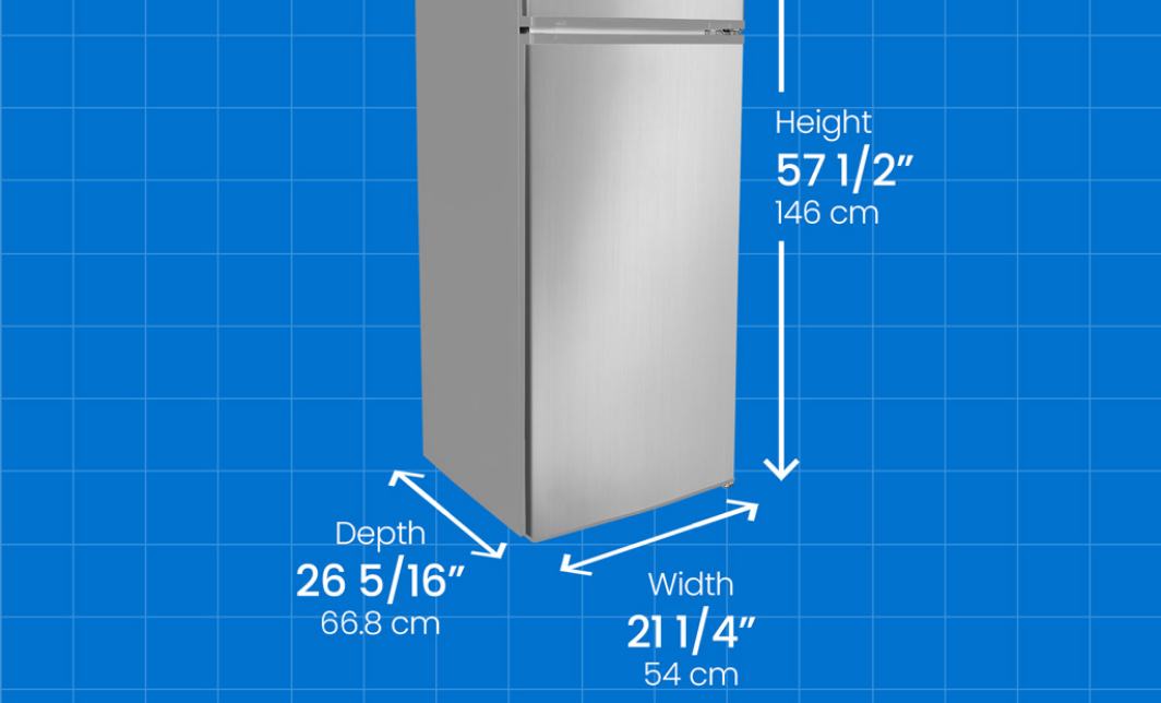 Danby Dpf074V1Sldb-6 7.4 Cf 2-Door Auto-Defrost Refrigerator
