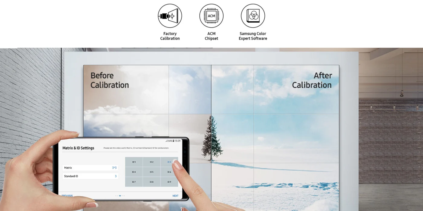 Samsung Vh55B-E 55 Inch 700Nit Commercial Led