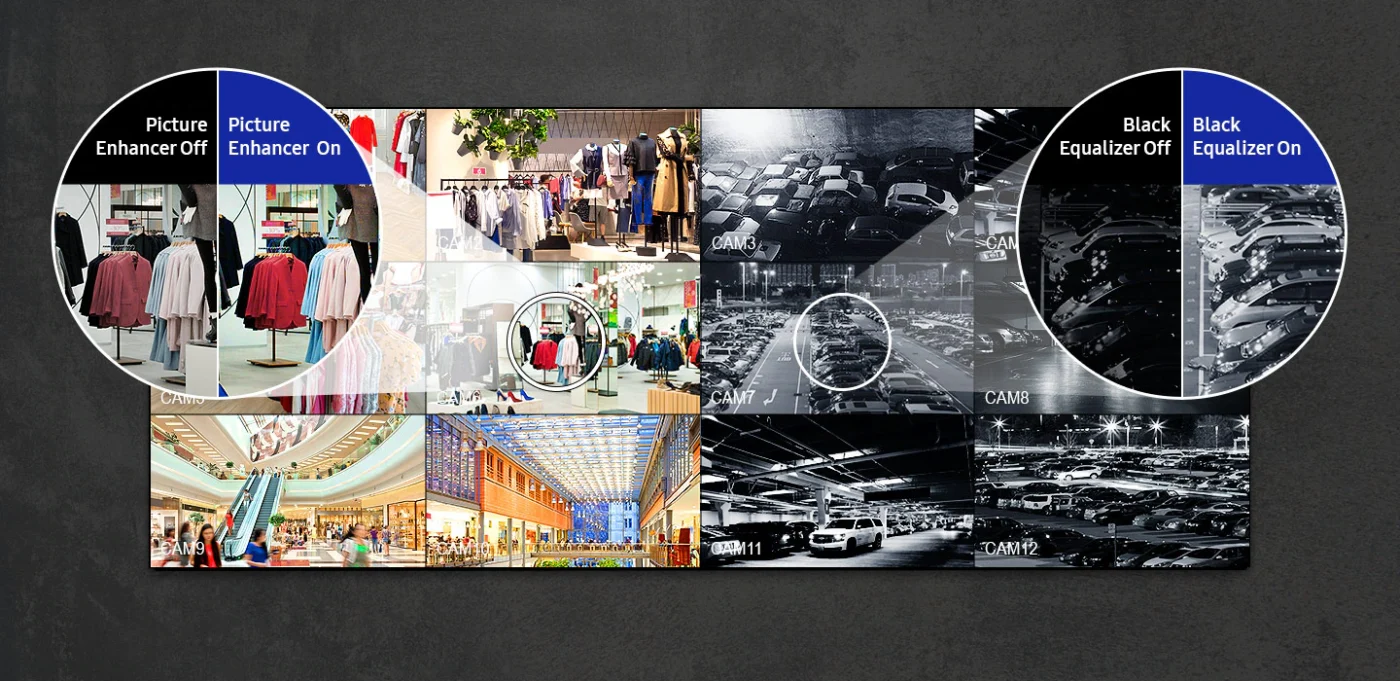 Samsung Vh55R-R 55 Inch Smart Signage Razar Video Wall