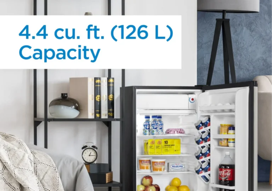 Danby Dcr044A2Bsldd Designer 4.4 Cu. Ft. Compact Refrigerator