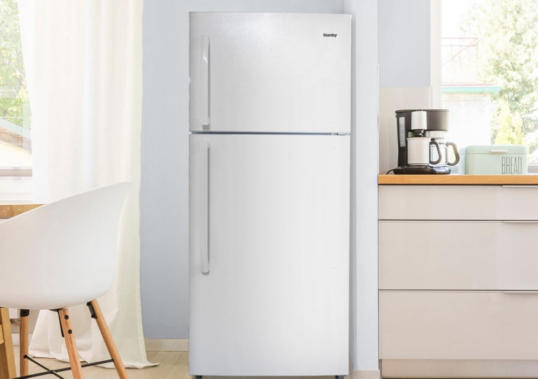 Danby Dff180E1Wdb 18 Cf 2-Door Auto-Defrost Refrigerator
