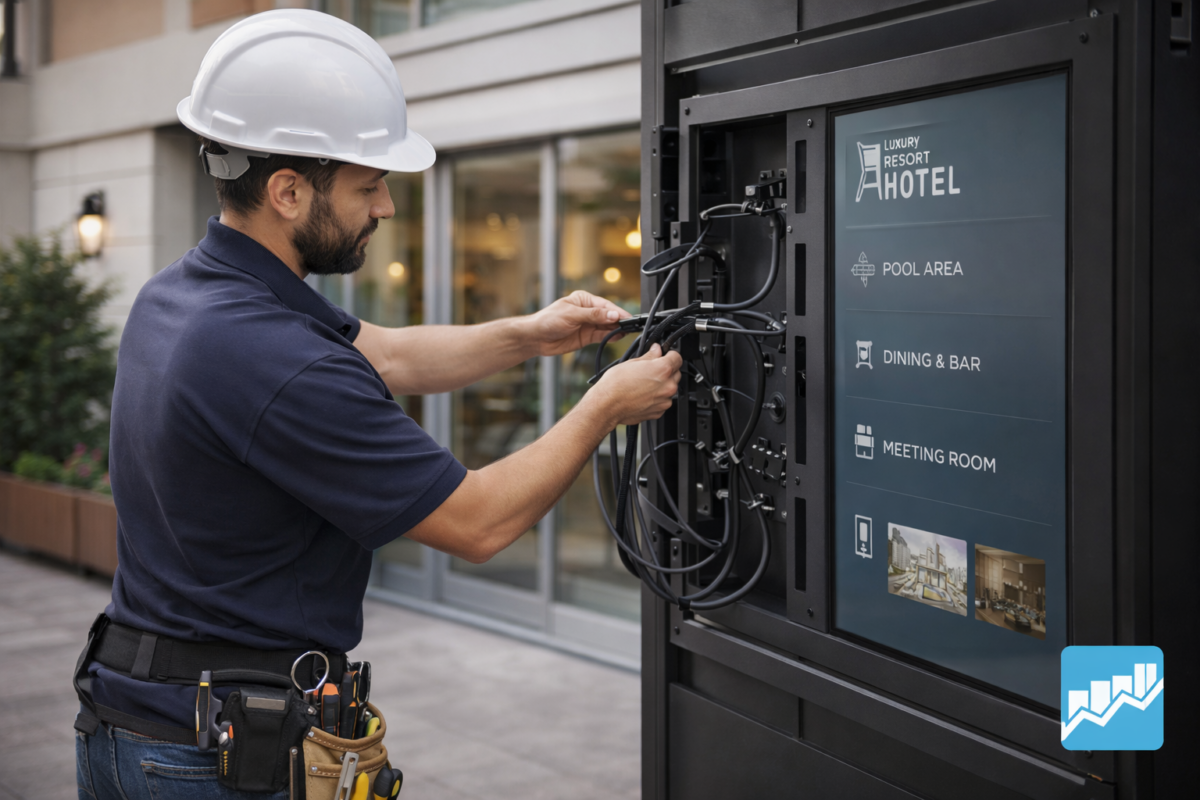 Outdoor Digital Signage For Hotels – Complete Buyer &Amp; Roi Guide