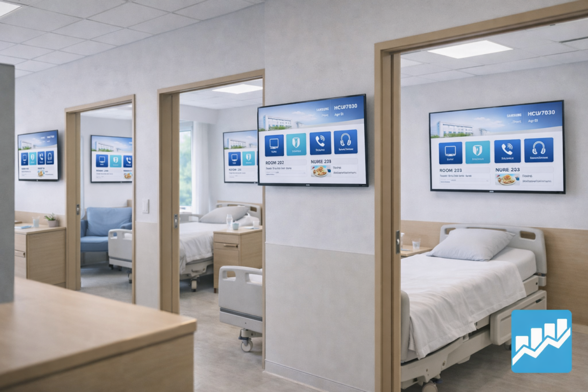 Samsung Hcu7030 55 Inch 4K Crystal Hospital Tv For Healthcare Facilities