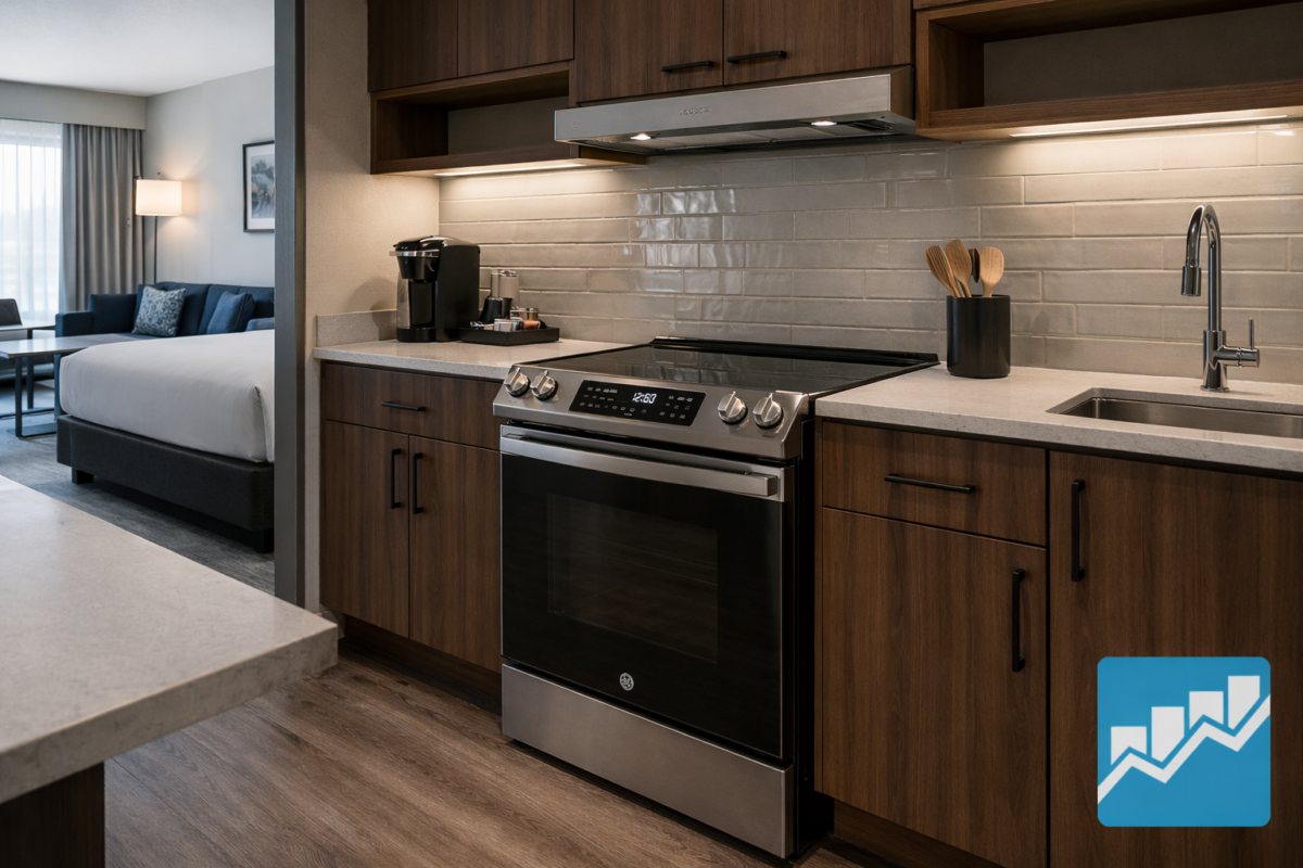 Ge Appliances For Hotel Guestrooms: 30&Quot; Electric Range With Crisp Mode