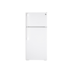 GE GTE17DTNRWW Top Freezer Refrigerator - White