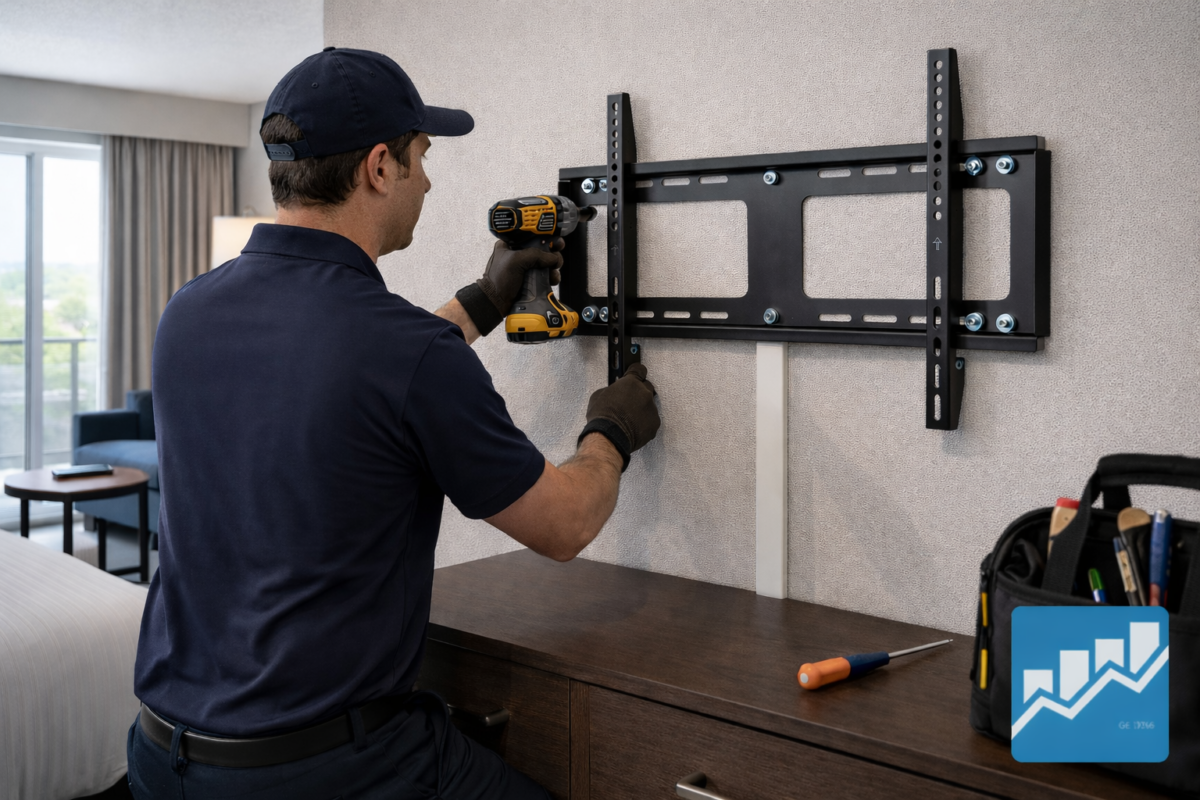 Premier Mounts Cor-175F Commercial Tv Mount Solutions For Hospitality