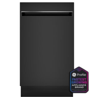 Ge Pdt145Sglbb Ada Dishwasher With Sanitize Cycle – Black