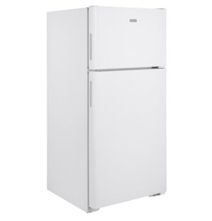 Ge Hps16Btnrww Top Freezer Refrigerator 15.6 Cu Ft White