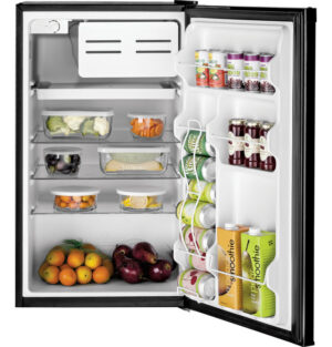 Ge Gme04Glkbb Compact Refrigerator – Energy Efficient Mini Fridge -Black