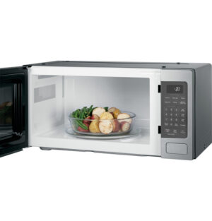 Ge Pchk11S1Wss 1.1 Cu Ft Countertop Microwave Oven - Silver