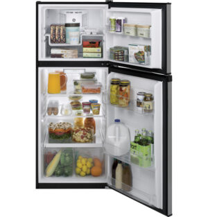 Ge Gpe12Fsksb Compact Refrigerator With Freezer