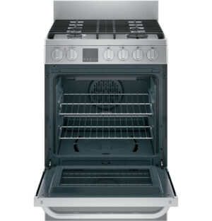 Haier Qgas740Rmss 24 Inch Gas Range With Convection Oven