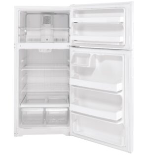 Ge Hps16Btnrww Top Freezer Refrigerator 15.6 Cu Ft White