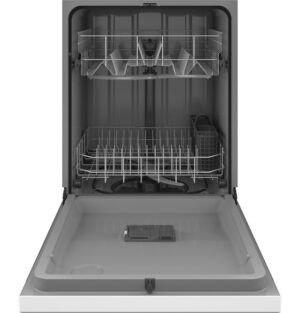 Ge Gdf511Pgrww Front Control Dishwasher White Energy Star