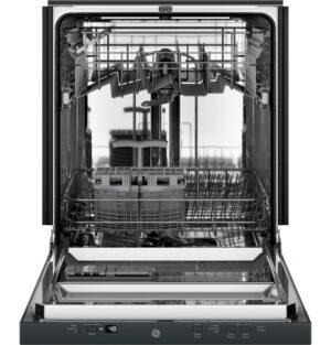 Ge Gdt225Sglbb Ada Compliant Dishwasher With Sanitizer - Black