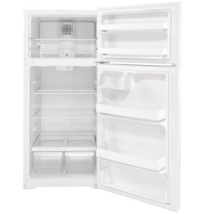 Ge Gte17Dtnrww Top Freezer Refrigerator - White