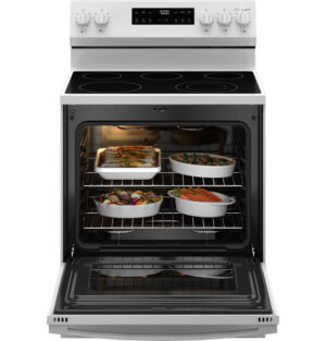Ge Grf500Pvww 30&Quot; Free-Standing Electric Range White