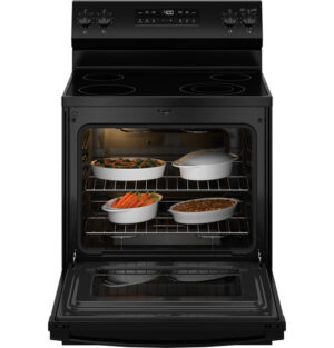 Ge Grf400Pvbb 30” Free-Standing Electric Range With Smarthq