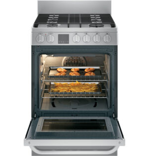 Haier Qgas740Rmss 24 Inch Gas Range With Convection Oven
