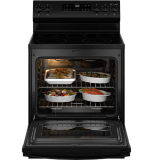 Ge Grf500Pvbb 30&Quot; Free-Standing Electric Range Black