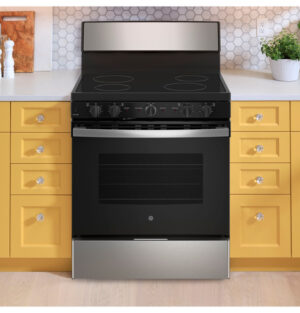 Ge Jb480Stss 30 Inch Electric Range With Power Boil And Crisp Mode