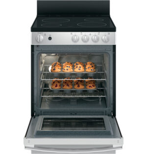 Ge Jas640Rmss 24&Quot; Electric Range With Steam Clean