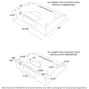 Ge Jvx3240Sjss 24 Inch Under Cabinet Range Hood Silver