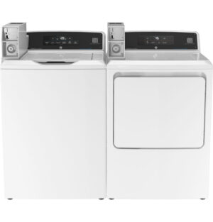Ge Vtd56Easvwb Commercial Electric Dryer With Smart Payment System