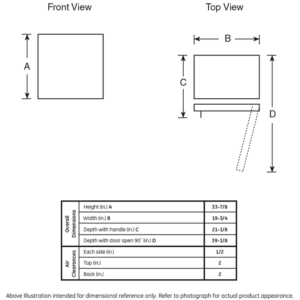Ge Gme04Glkbb Compact Refrigerator – Energy Efficient Mini Fridge -Black