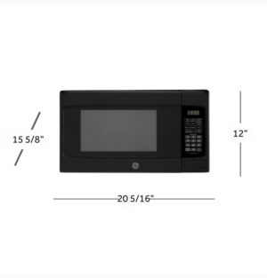 Ge Gcst11N1Wbb 1.1 Cu Ft Countertop Microwave Oven Black