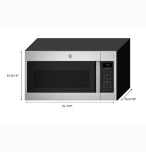 Ge Jvm7195Dkww White Over-The-Range Microwave Oven - White