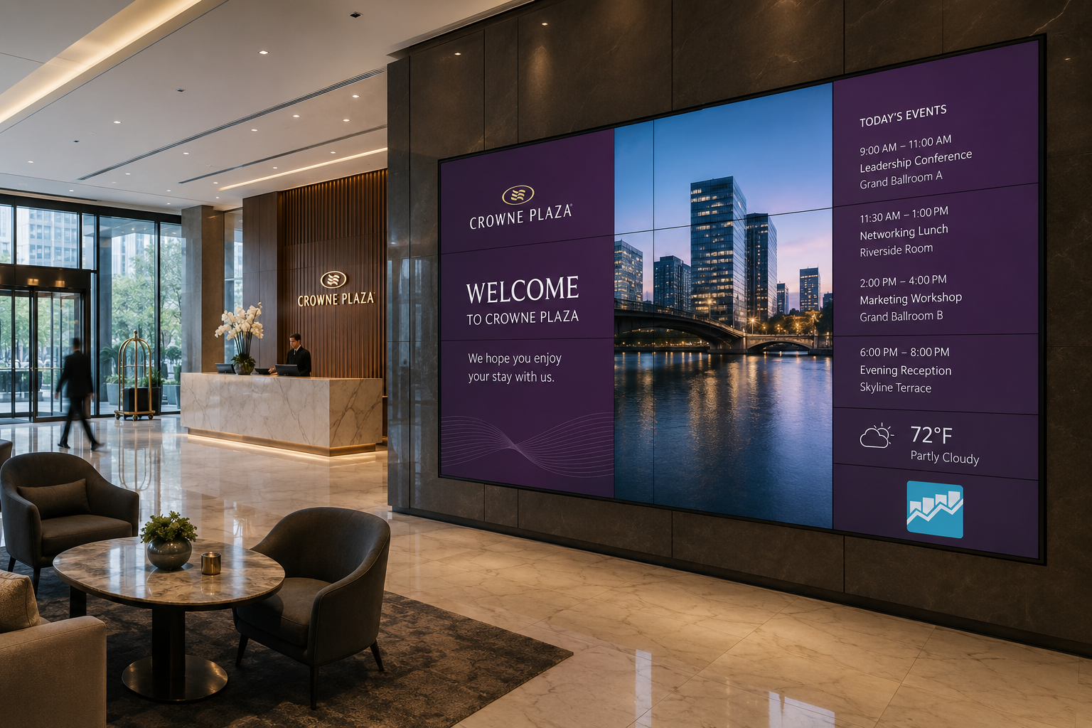 Commercial Digital Signage For Hotels | Powerful Solutions
