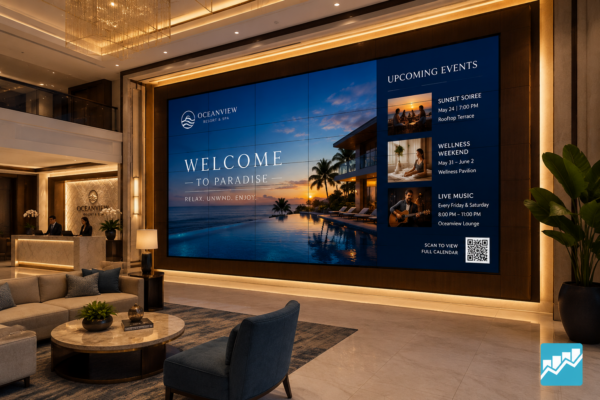 Hospitality Video Wall Displays