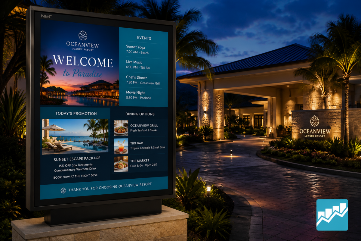 NEC Digital Signage: The Powerful Commercial Display Solution for Hotels, Healthcare & Business Nec Digital Signage: The Powerful Commercial Display Solution For Hotels, Healthcare &Amp; Business
