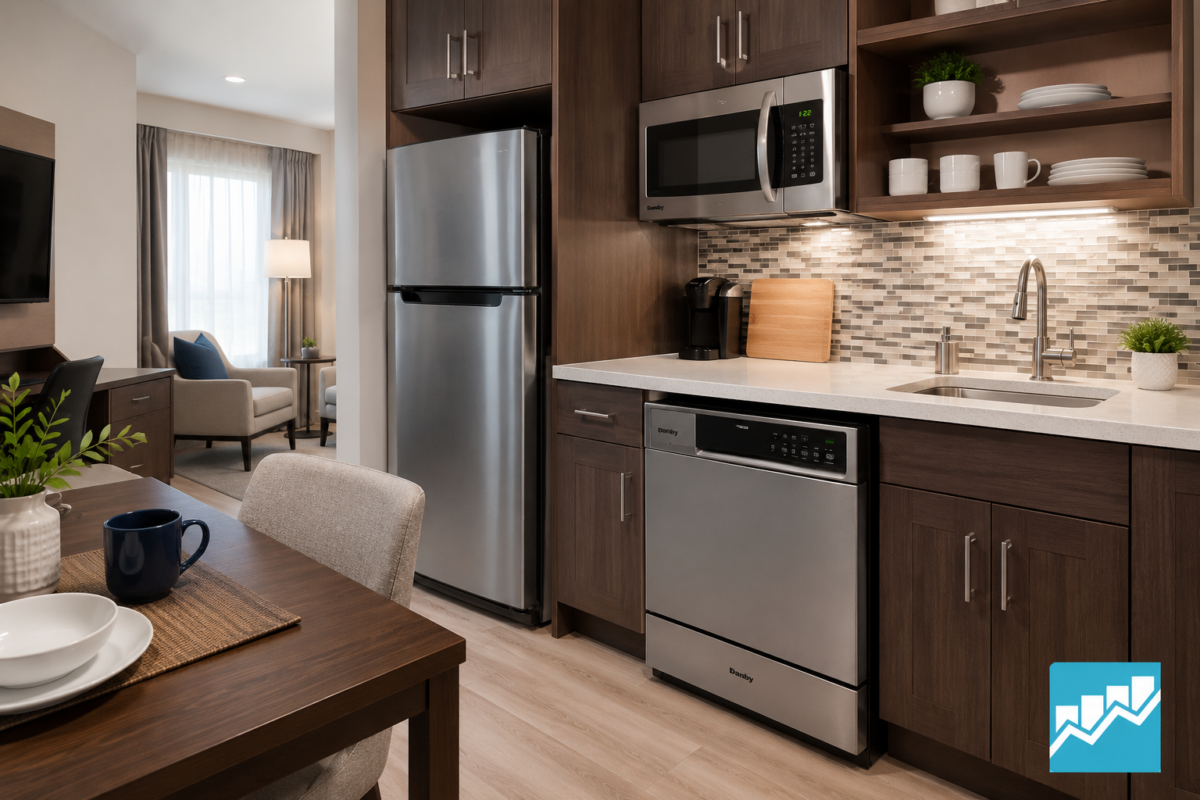 Danby Portable Dishwasher: The Smart Solution For Hotel Kitchens, Suites, And Extended Stay Properties